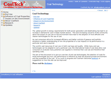 Tablet Screenshot of coaltech.com.au
